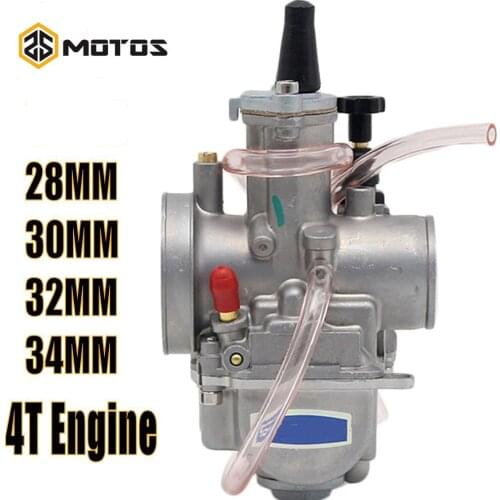 ZS MOTOS Super Performance Carburetor CARB Motorcycle RACING PARTS Scooters Dirt Bike ATV 28 30 32 34mm with Power Jet