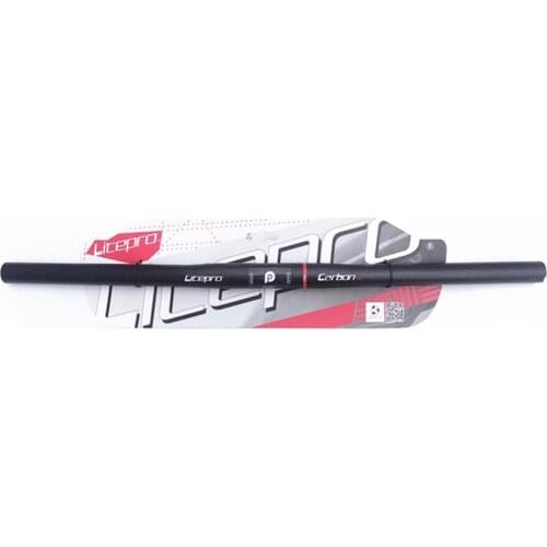 Litepro Full Carbon Fiber Straight 25.4mm Handlebar BMX Folding Bike Bicycle Noe-shaped Horizontal Stem