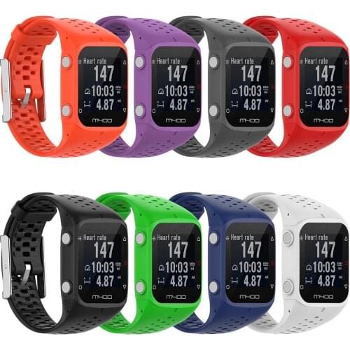 Soft Silicone Breathable Wristband Strap for M400 M430 Smart Watch Watchband Bracelet Replacement for Polar M400 M430 GPS strap
