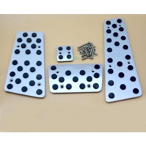 For Toyota New Reiz mark x AT/MT Accelerator Gas Brake Foot Rest Pedal Pad,Aluminium Alloy Styling MARK X Footrest Plate Cover