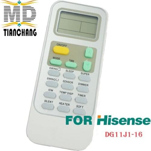 New Air conditioning remote control DG11J1-16 for Hisense DG11J116 A/C Controle mando a distancia