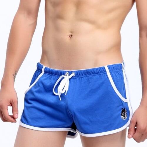 NURRASA Men's White Swimming Trunks
