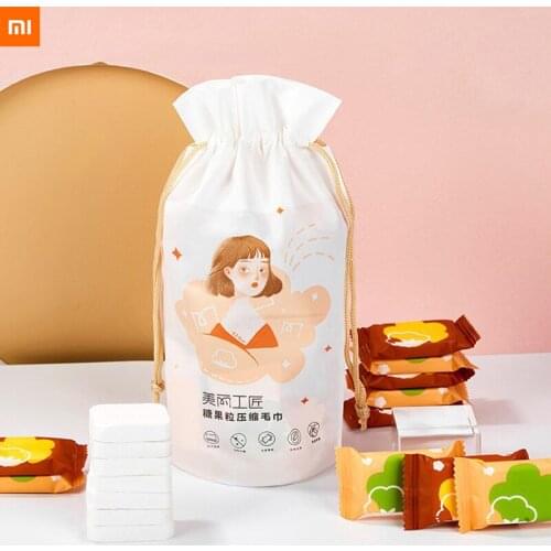 24Pcs Xiaomi JordanJudy Disposable Towel Compressed Portable Travel Nonwoven Face Towel Water Wet Wipe Outdoor Moistened Tissues