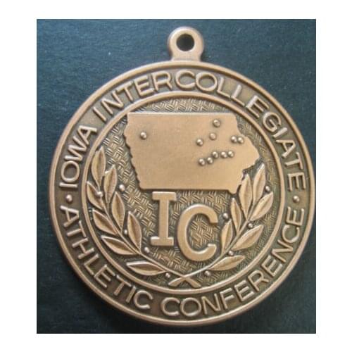 Wholesale cheap medal Intercollegiate Athletic Conference Womens Tennis Medal Embossed best sales Zinc Alloy medal FH810119
