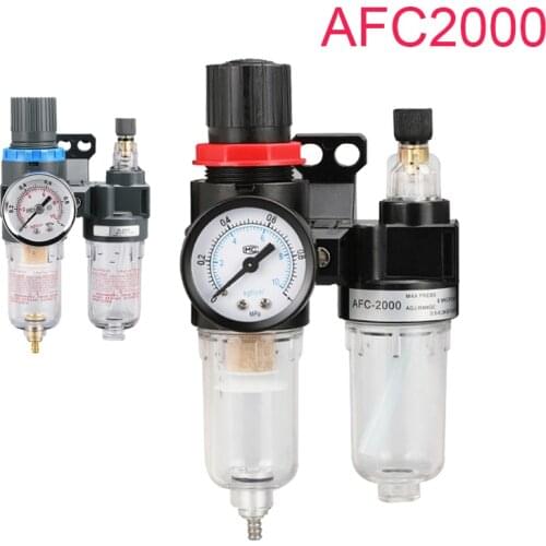 Pneumatic Air Source Processor AFC2000 + AL2000 G1 / 4 "AFC2000 air compressor oil and water separator filter regulator trap