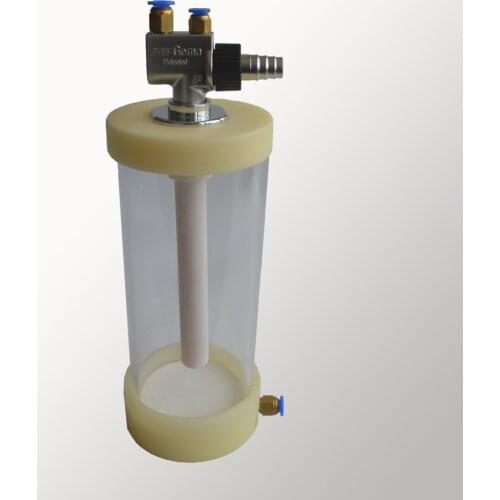 Portable mini barrel Powder hopper for powder coating equipment with fludizing plate and powder injector pump