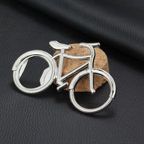 Hot Sale Bicycle Metal Beer Bottle Opener Key Rings For Wedding Anniversary Party Gift Bike Keychain Beer Bottle Accessories