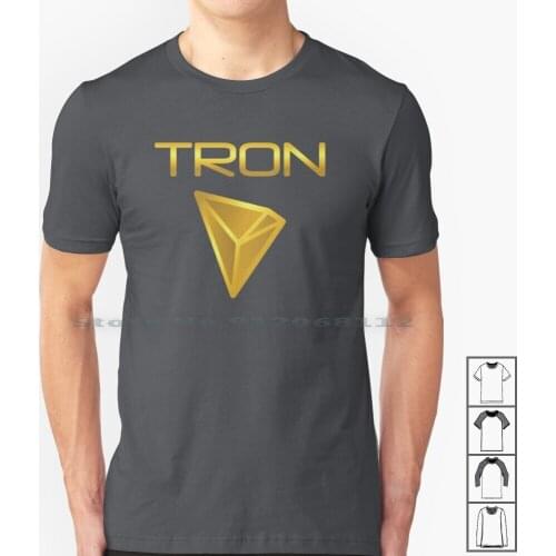 Tron Justin Sun T Shirt 100% Cotton Tron Tron Crypto Cryptocurrency Justin Sun Trade Hodl Money To The Moon Lambo Binance Buy