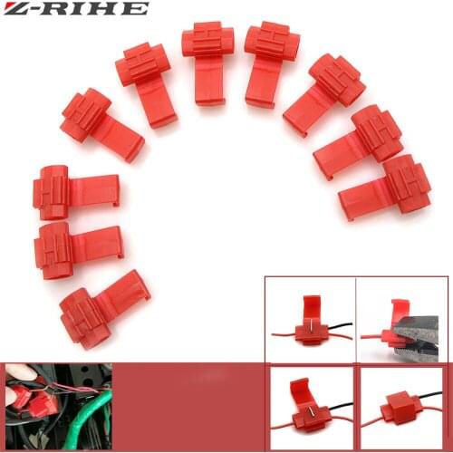 10 pcs Wire terminals quick wiring connector cable clamp for AWG 20-18 Plastic Crimp Terminal