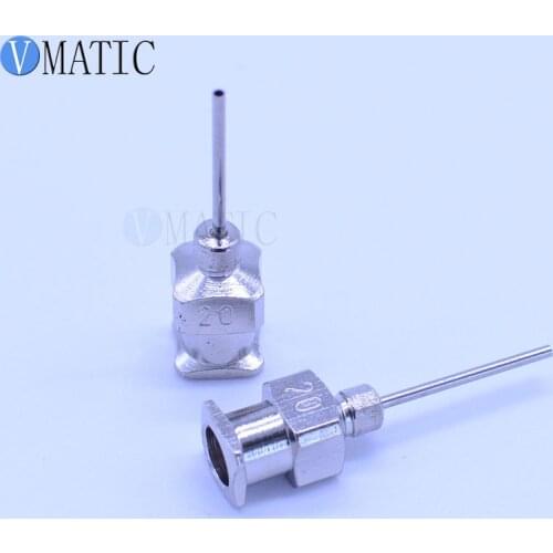 Free Shipping Non-Sterilized 12Pcs 1/2 Inch 20G Stainless Steel Dispensing Needle Tip