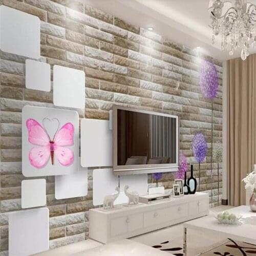 3D wallpaper 3D stereo dandelion TV background wall professional production mural photo wallpaper