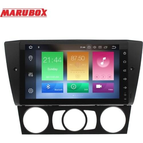 MARUBOX 1Din Android 8.0 4GB RAM 32GB ROM For BMW E90/E91/E92/E93 GPS Navi Bluetooth Stereo Radio Car Multimedia Player 9A911PX5