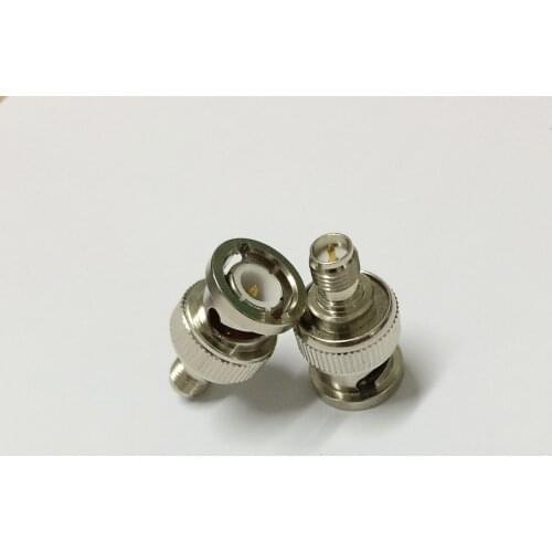 BNC- SMA RF Adapter Kit SMA to BNC Straight Nickel Plated BNC Male to RP SMA Female