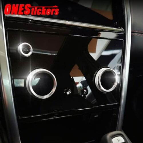 For Land Rover Discovery Sport L550 2020 2021 Car Central Air Conditioning Volume Knob Audio Circle Cover Trim Ring Accessories
