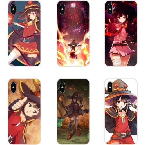 KonoSuba Megumin Kono For Huawei Y5 Y6 Y7 Y9 Prime Pro GR3 GR5 2017 2018 2019 Y3II Y5II Y6II Accessories Phone Cases Covers