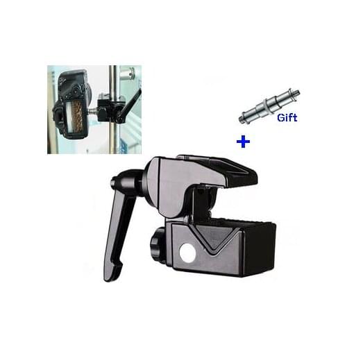 Camera Crab Claw Clamp Light Stand Tongs Pliers Clip Studio Flash Bracket Tripod Monopod Camera Accessories for canon nikon sony
