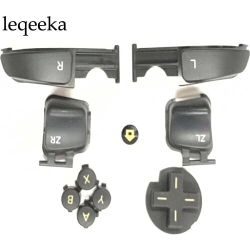 For Nintendo Wii U Gamepad Controller FULL SET Zelda Trigger Buttons Left Right ZR ZL Black