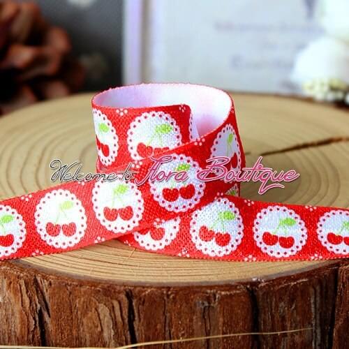 FLRA ElasticCherry heat transfer printing elastic