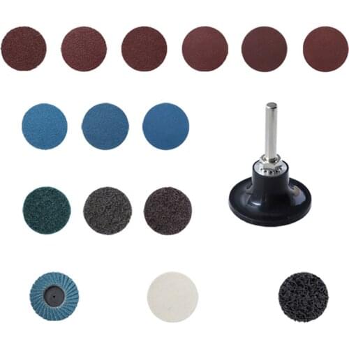 Polishing Tool Sandpaper Sheet Quick Change Discs Multifunctional 101PCS Grinder Woodworking Convenient Sandpapers