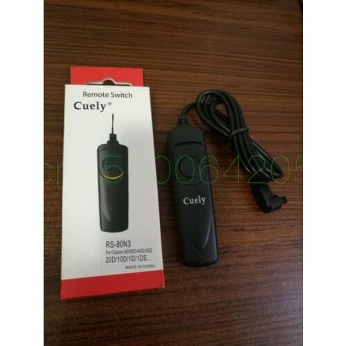 Shutter Release Cable Remote Switch Control Cord Fits For Canon RS-80N3 5DS 5DSR 5D2 5D3 6D 7D 7D2 50D 40D 1DX 1D4