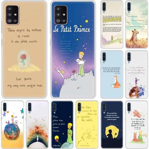 The Little Prince And The Fox Quotes Phone Case For Samsung Galaxy A51 A71 A50 A70 A21s A31 A41 A12 A10 A20s A52 A72 5G Cover