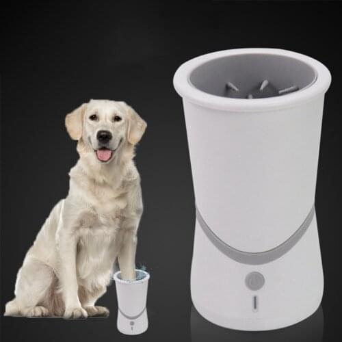 Dog Paw Cleaner Cup USB Charging Electric Automatic Quickly Wash Dog Cat Pet Foot Massage Cup Portable Pets Cleaning Accessories