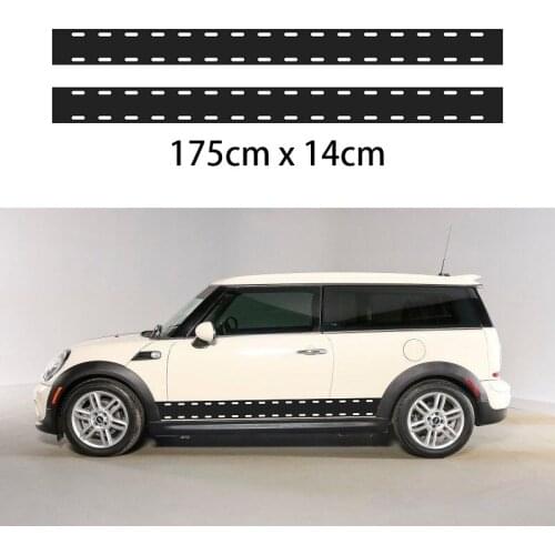 For 2Pcs Continuous Line Drawing Mini Fashion Sports Car Sticker Body Checkered Flags for Young People Most Love Vinyl Decals
