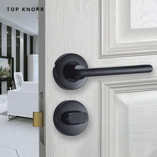 Door handle door lock with handle high grade zinc alloy invisible handle lock indoor lock bathroom living room lock hardware