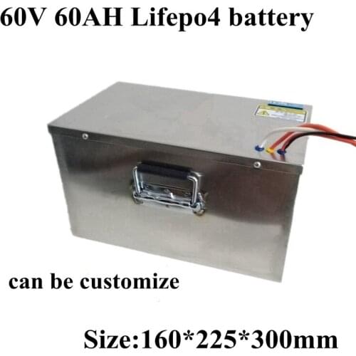 Brand New 18650 60v 60Ah Lifepo4 Battery Pack High Rate Discharge Large Capacity Motors E-bike AGV +10A Charger