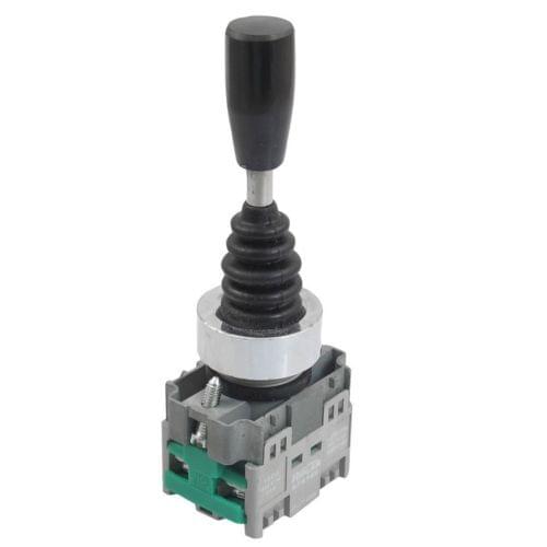 AC 400V 10A Two Normal Open Latching 22mm Fixing Hole Joystick Switch