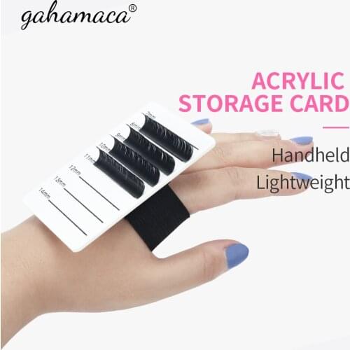 8-15mm Fake Eyelash Tray Strip Stand Individual Eyelash Extensions Hand Plate Eye Lash Grafting Stand Palette Tool