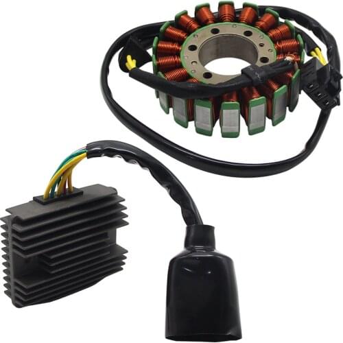 Motorcycle Voltage Regulator Rectifier+Ignition Magneto Stator Coil For Honda CBR1100XX Blackbird 31120-MAT-E01 31600-MAT-E01