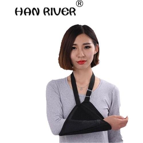HANRIVER 2018 Forearm straps breathable arm wrist fractures fixed with fixed gear protect dislocated shoulder joint dislocation