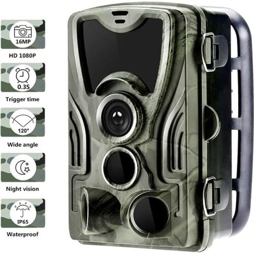 Waterproof hunting road camera with night vision sports function 2.0 inch screen wildlife camera infrared night vision camera