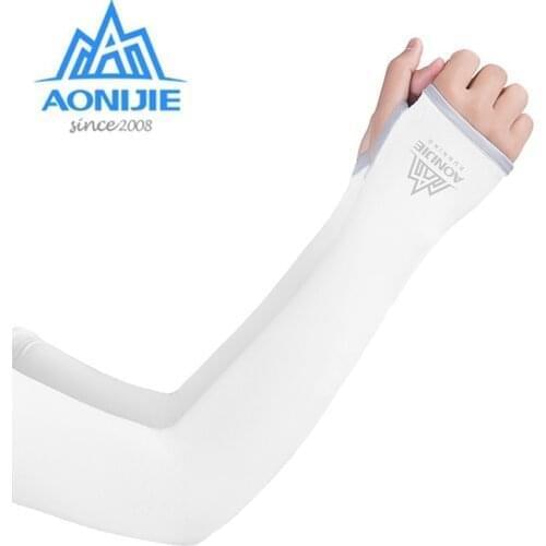 AONIJIE 1 Pair Arm Sleeves Sun UV Protection Breathable Arm Cooler Sports Accessories For Outdoor Camping Hiking Cycling Running