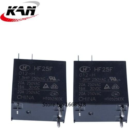 10PCS/lot Relay JQC-25F HF25F-012-H HF25F-024-H 3PIN 20A 250VAC