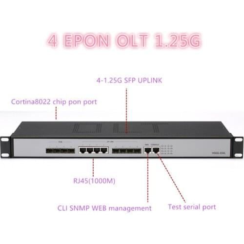 4 pon port 4 SFP slots epon 4 PON 10/100/1000Mauto-negotiable port mini ftth fiber optic OLT 4 SFP port PX20+ PX20++ PX20