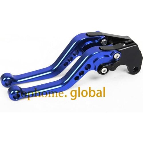 For Yamaha YZF R1 2009 - 2014 Motorcycle CNC Clutch Brake Levers 2010 2011 2012 2013 Blue Handlebar Short Size