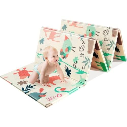Eco-friendly XPE material baby play mat, infant foldable foam ground mat, easy to carry and varied pattern play mat for baby