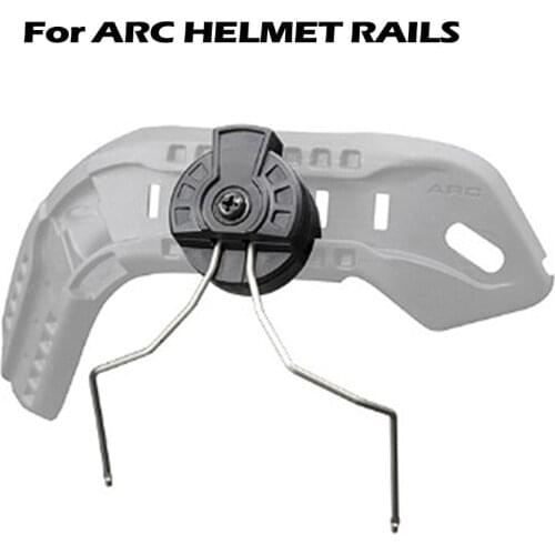 EARMOR HeadSet RAC Fast Helmet Rails Adapter Attachment Kit Tactical Headphone Adapter for ARC Rail Adapter Helmet Accessories
