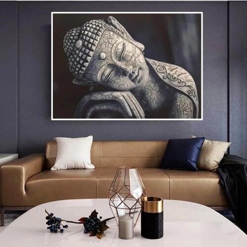 Buddha Culture Canvas Painting Abstract and Modern Posters and Prints Wall Art Pictures for Living Room Home Decor Cuadros
