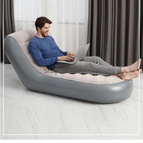 Best Way Bassoon Inflatable Couch Couch Small Family Bed Bedroom Sofa Single Reclining Chair