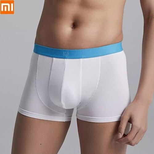 Youpin Breathable dry antibacterial mens underwear Flat angle underpants Modal Underpants Comfortable and sexy briefs