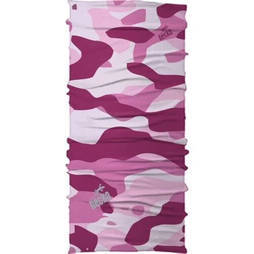 Necko Pink Camouflage Buff Bandana Face Mask-DC007 460045242