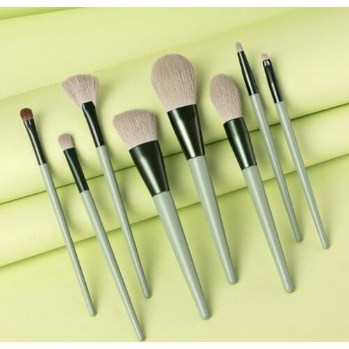 New Makeup Brush Set Loose Powder High Gloss Eye Shadow Brush Loose Powder Brush 8 Makeup Brushes Professional Makeup Tools