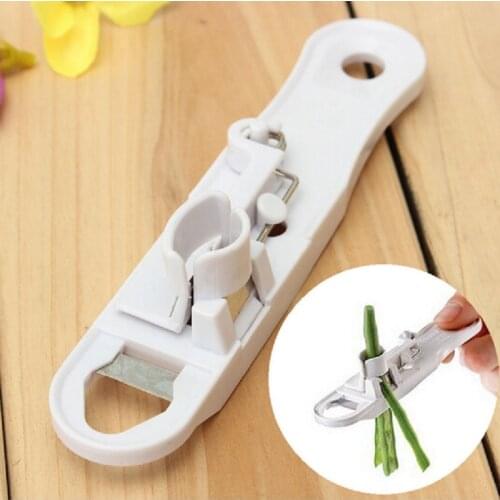 Bean Slicer Cutter Stringer Remover Peeler French Style Green Bean Vegetable Runner Slicer Cutter Stringer Remover Peeler