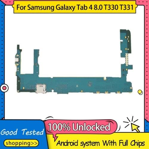 Original Motherboard Mainboard Logic Board For Samsung Galaxy Tab 4 8.0 T330 T331 Unlocked Motherboard