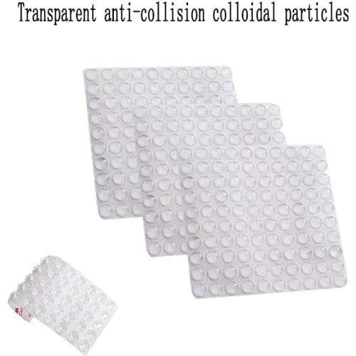 50pcs Gasket 8 * 4 transparent anti-collision particle semicircle furniture anti-skid silicone rubber pad banheiro doormat