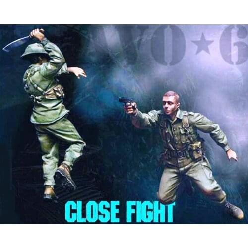 Resin Soldier Vietnam War Two Person Kit 1：35