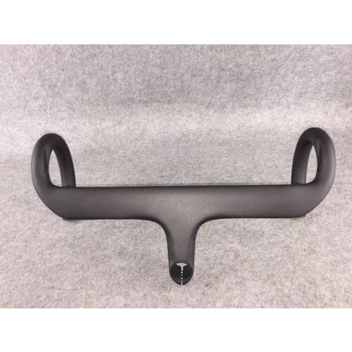 Full Carbon Fiber Road Handlebar Bicycle Carbon Road Handlebar UD Matte Integrated Handlebar Stem Ultralight